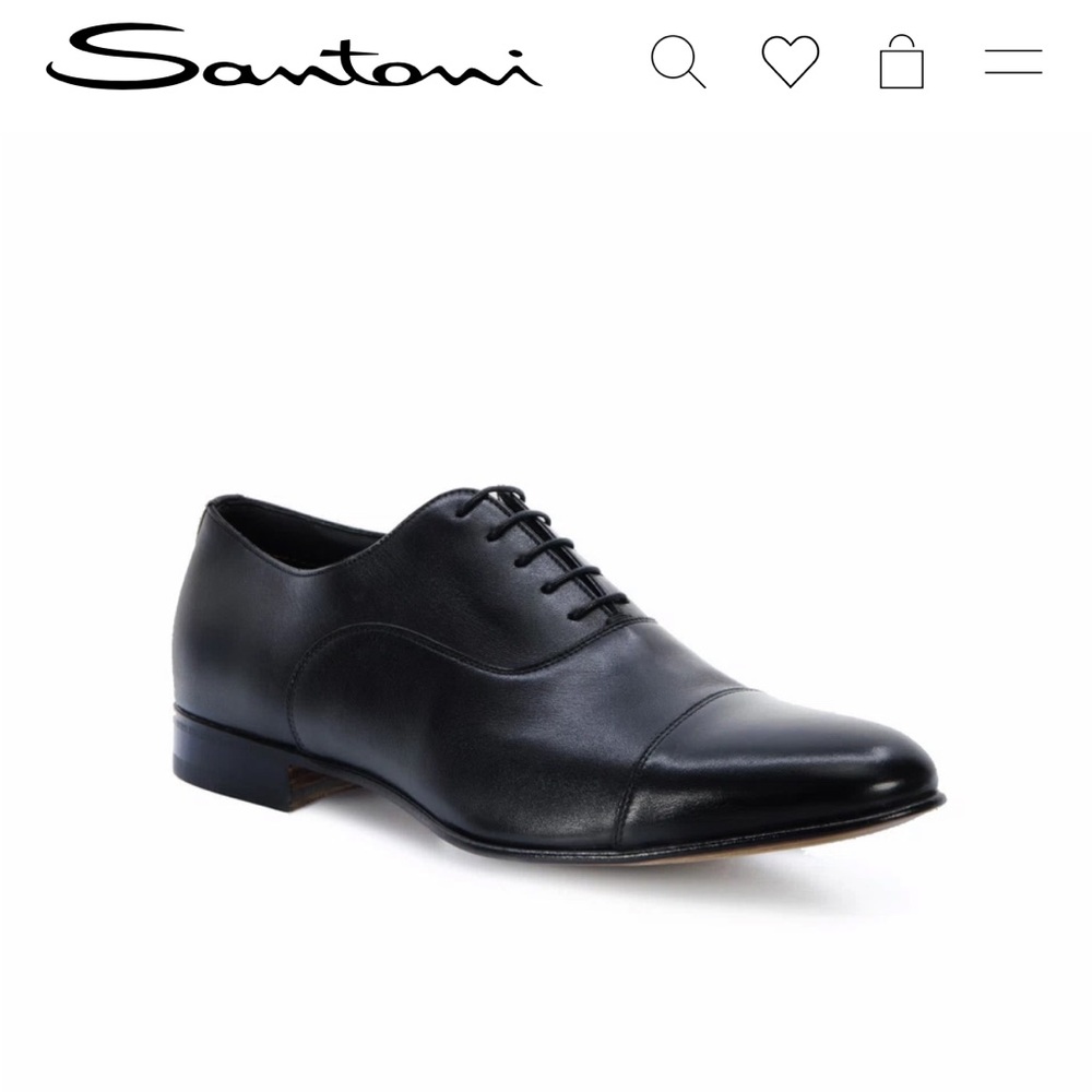 Santoni men’s leather dress shoes